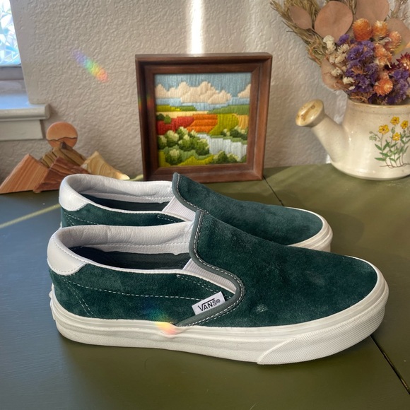 Suede dark teal vans - Picture 4 of 5